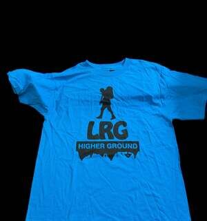 Lrg Lifted Research Group Men's Hustle Trees Logo T-Shirt Black Mid-Weight Tee